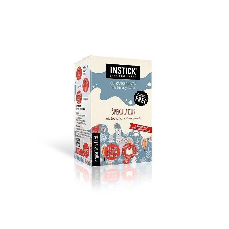 Image of Instant Drinks Powder With Spekulatius Flavor, Sugar-free, 12 Sticks Of 2 G Each (=24 G)
