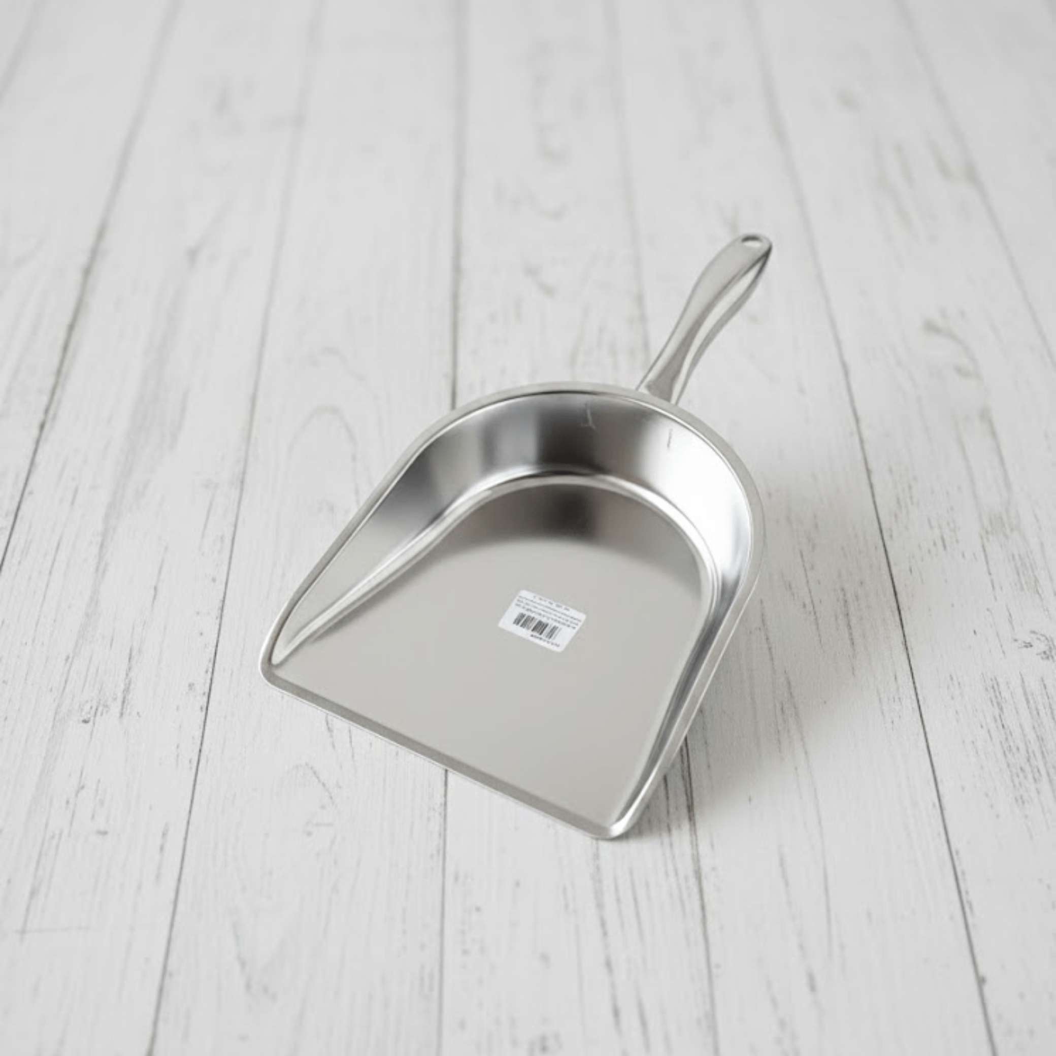 TEMU Heavy Duty Metal Dustpan – Rust-resistant Stainless Steel Cleaning Pan With Comfortable Grip Handle