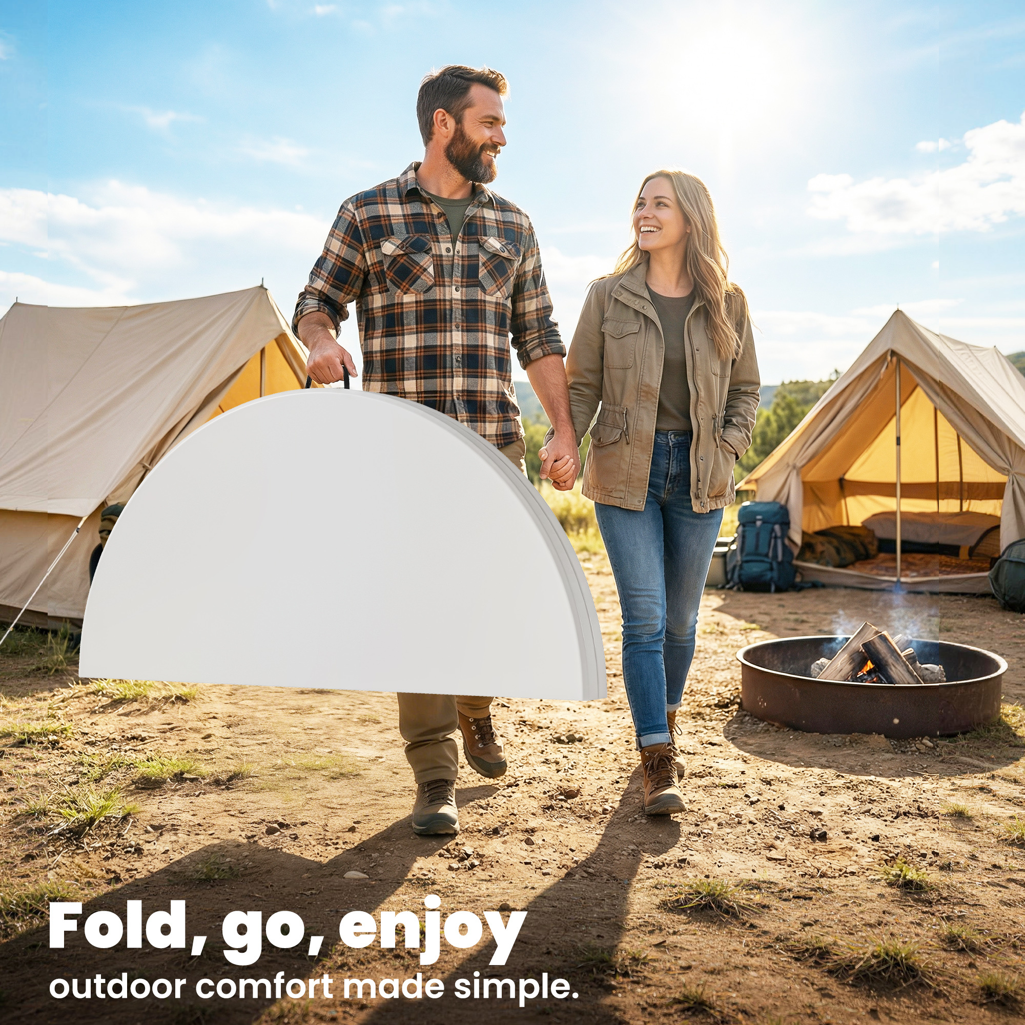 120 cm Folding Picnic Table