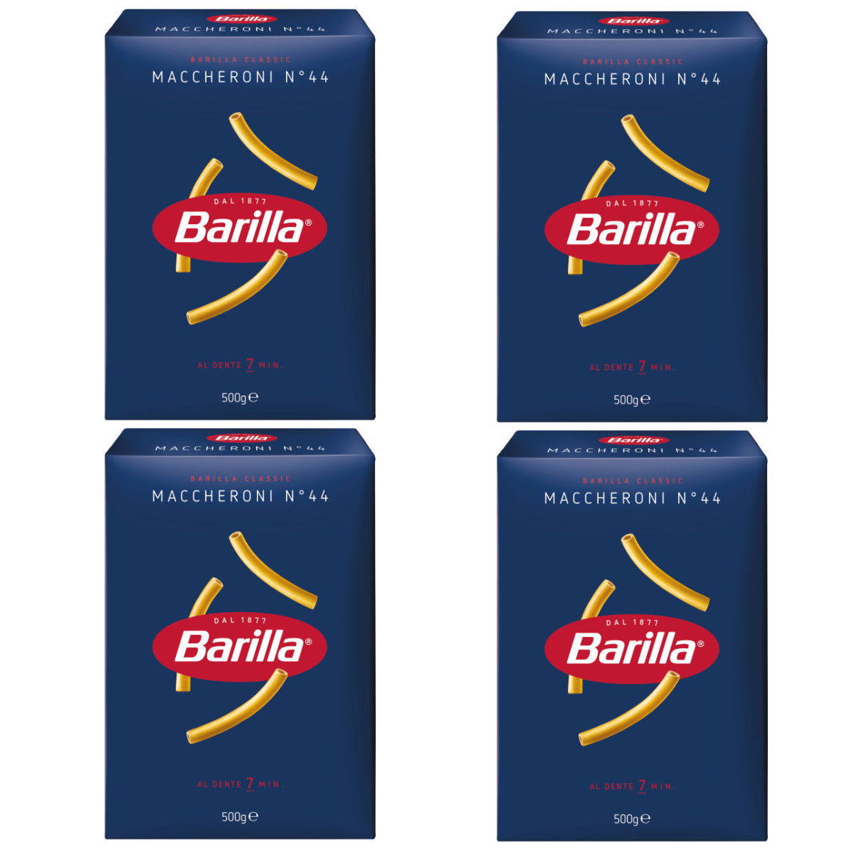 Barilla Macaroni Number 44 Hard Wheat Noodles 4-pack