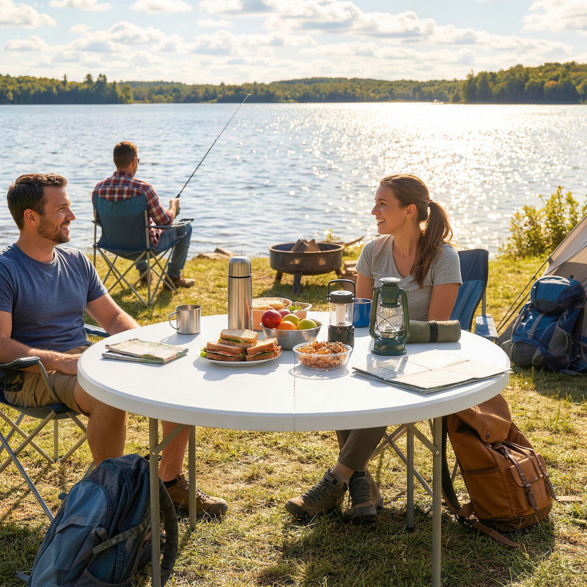 120 cm Folding Picnic Table