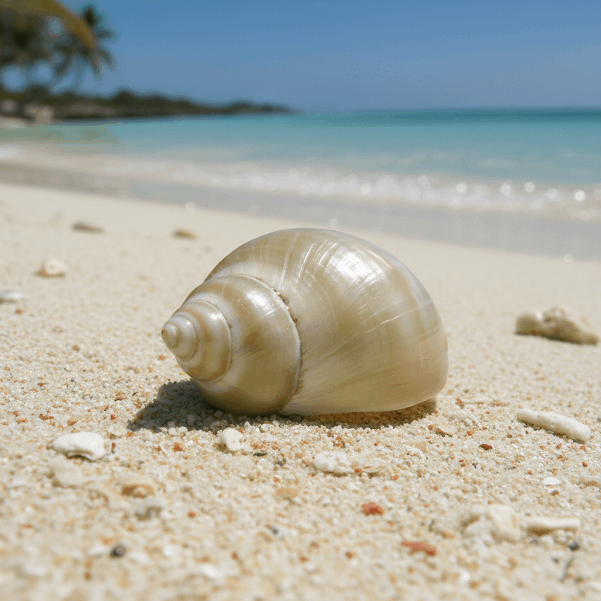 Image of Natural Turban Snail (40-50mm) - Decorative Sea Snail For Diy & Handicraft