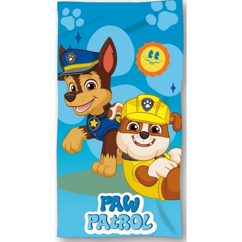 TEMU Serviette de Bain Paw Patrol en microfibre - Drap de Plage Pat'Patrouille 70 x 140 cm