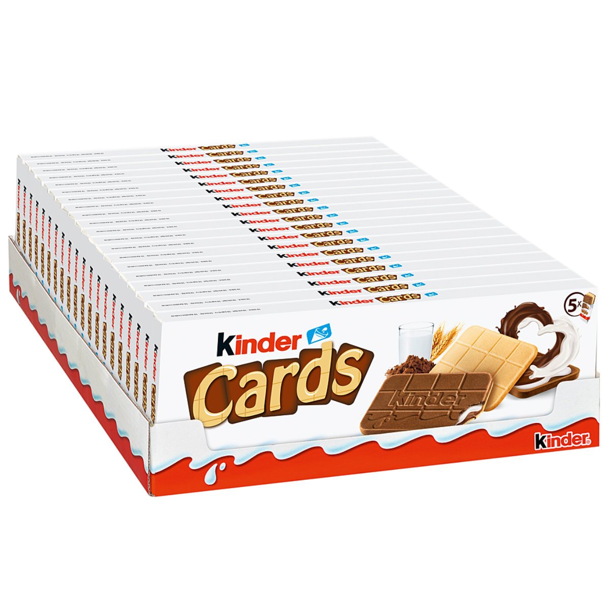 Image of Kids' Cards Waffle Specialty With Cocoa Cream 128g 20-pack