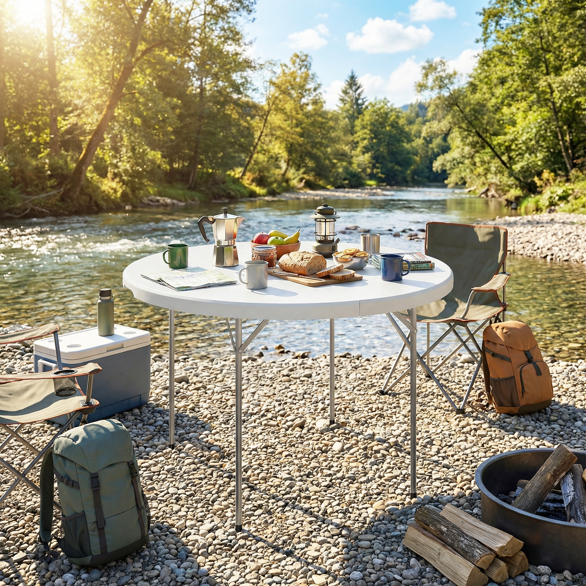 120 cm Folding Picnic Table