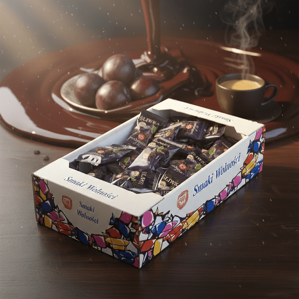 Luxurious De Lux Premium Chocolate-covered Plum