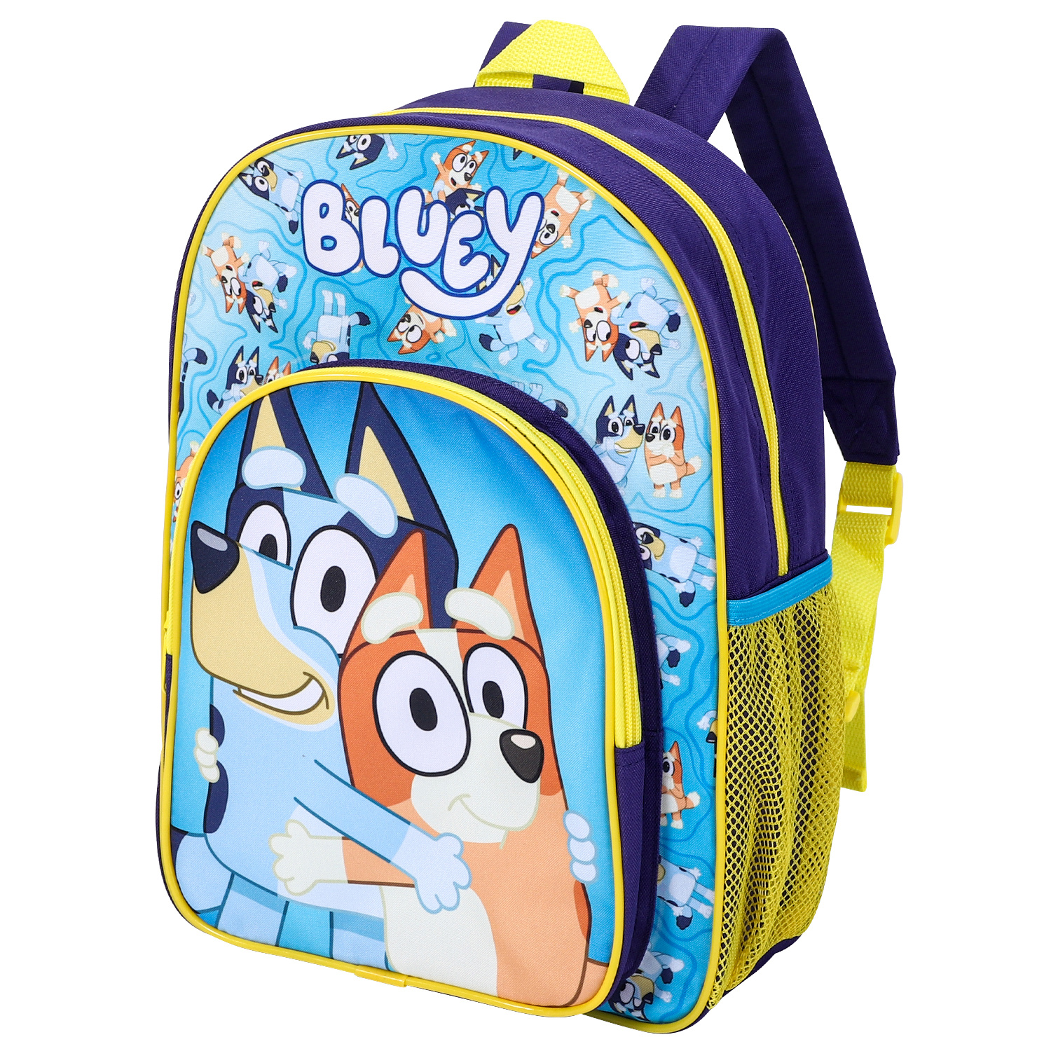TEMU Kids Childrens Premium Backpack School Rucksack Travel Bag With Side Mesh Pocket And Front Zipped Pocket
