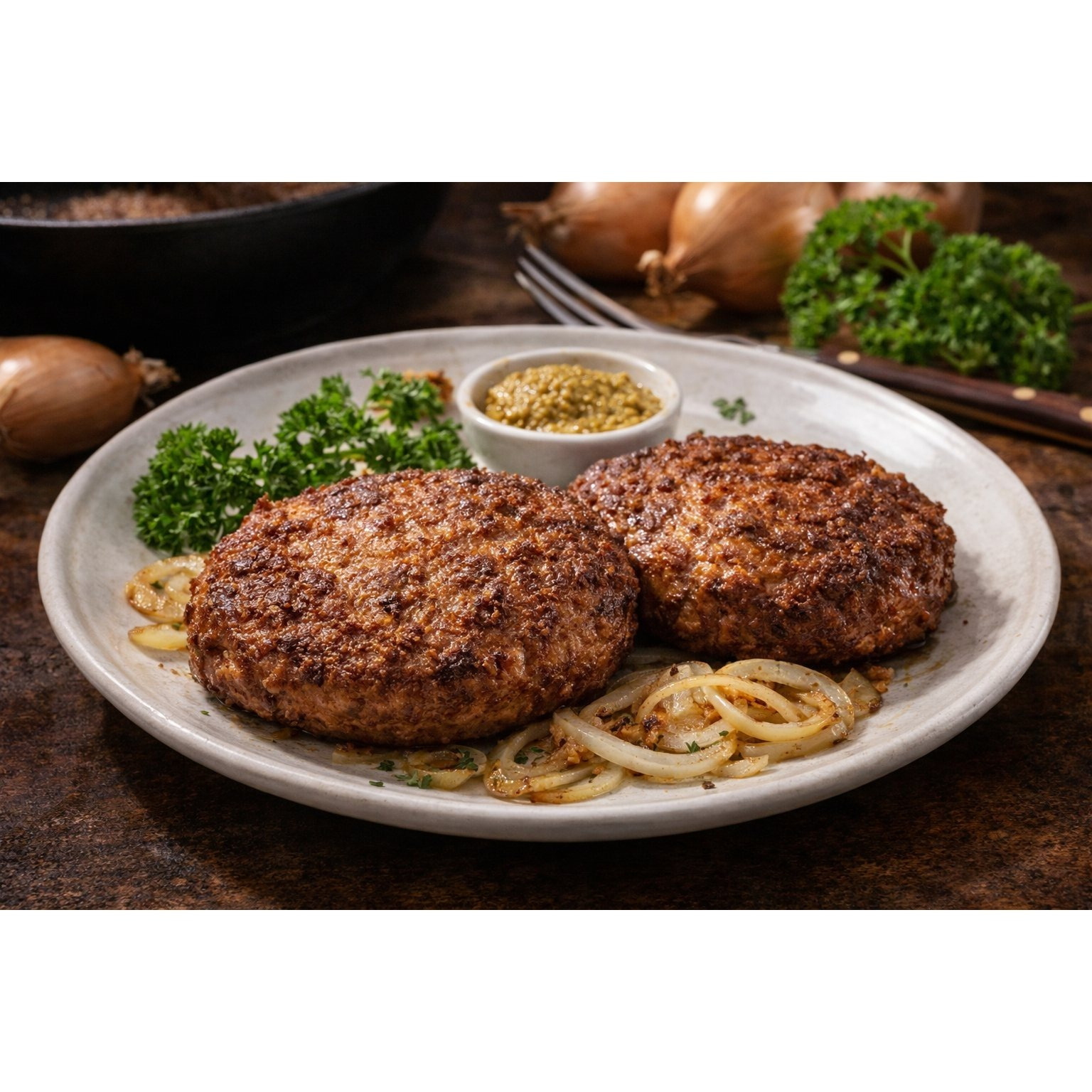 Ready-to-eat Open-baked Meatballs Without Additives! Steak-style Burgers In The Style Of Housewives, Fresh Pack, 10x125g Action By Dieter Hein