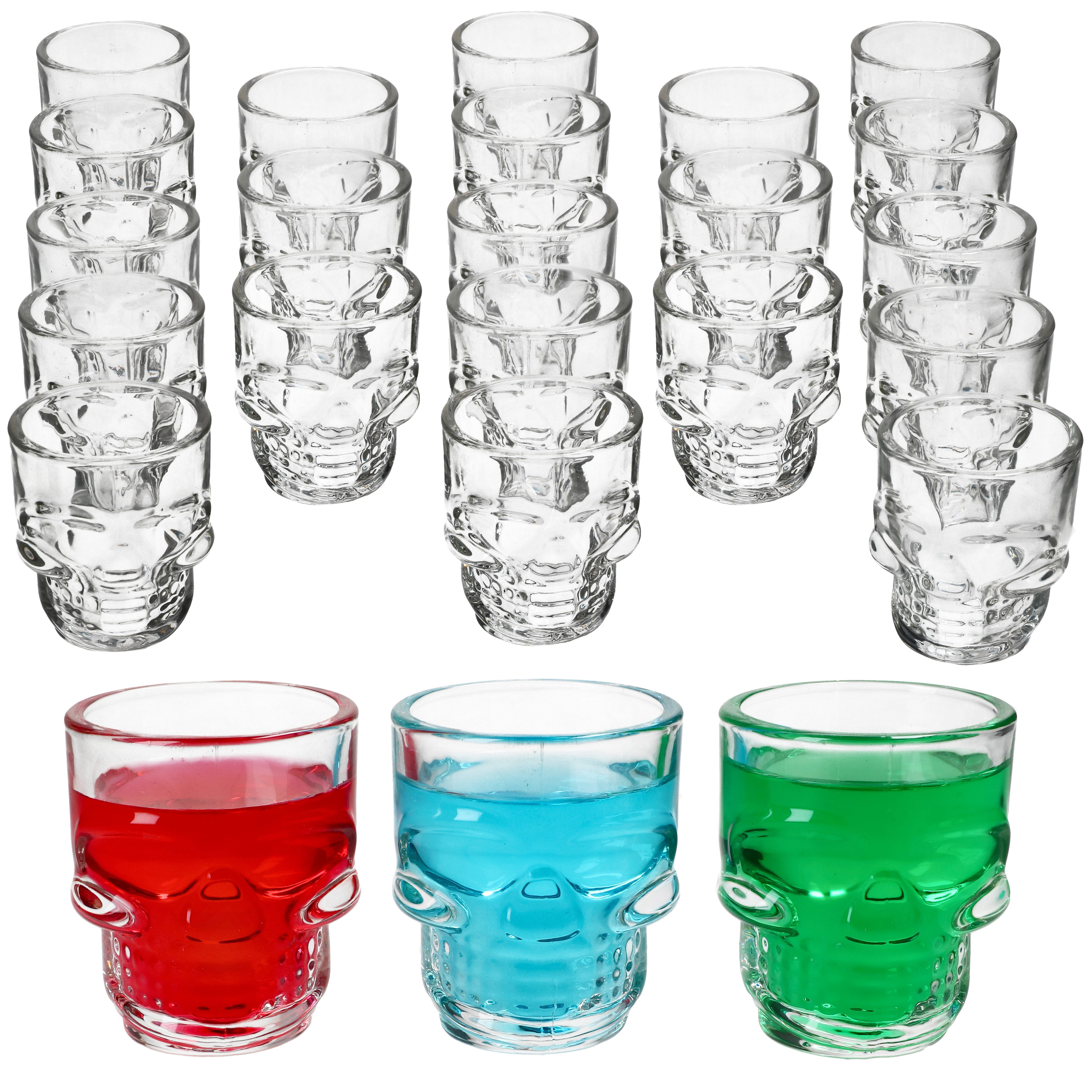 Image of 24x Shot Glasses 5cl, Liqueur Glasses For 24 People
