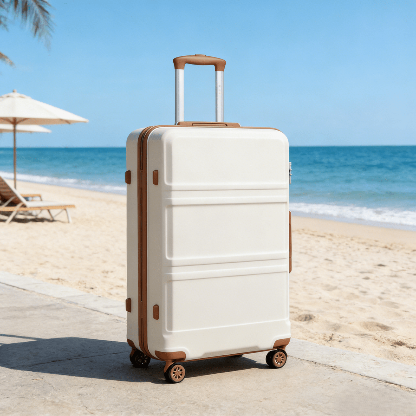 Kono Abs+pc Suitcase - Tsa Security And Total For All