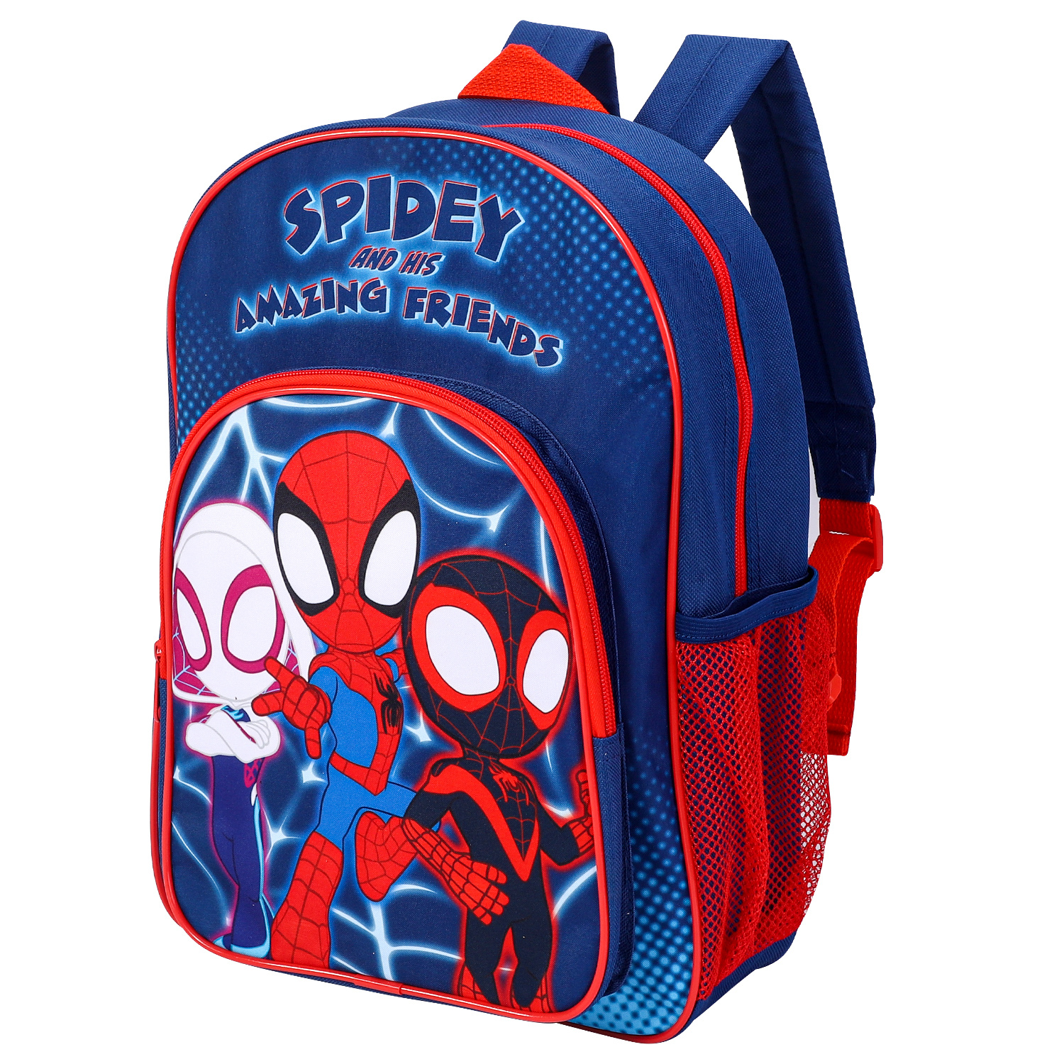TEMU And His Kids Childrens Premium Backpack School Rucksack Travel Bag With Side Mesh Pocket And Front Zipped Pocket