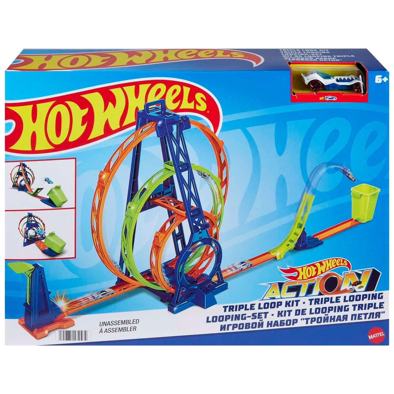 Hmx38 - Hot Wheels - Triple Looping Set . 1 Vehicle