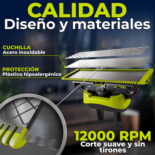 recambios cuchillas – cabezal de afeitado repuesto para maquinilla hombre – modelos qp2520 qp2530 qp2630 qp6510 qp6520 – pack 2