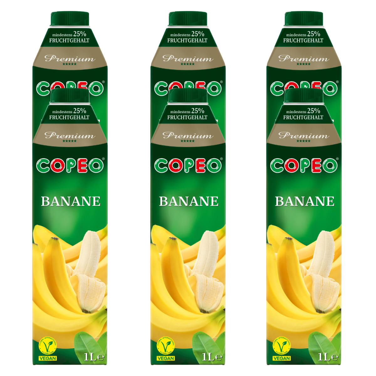 Copeo Banana From Finest Banana Pulp 1000ml 6-pack
