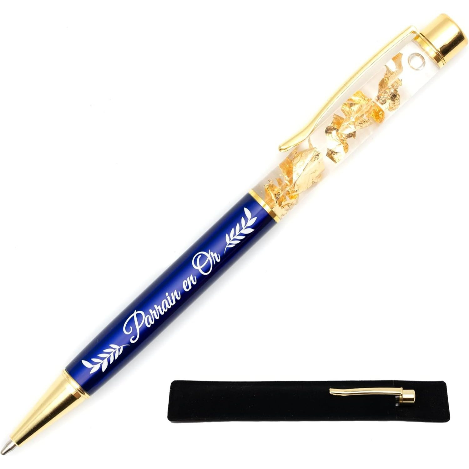 TEMU Stylo gravé en Or - Stylo à avec laser, cadeau original et chic