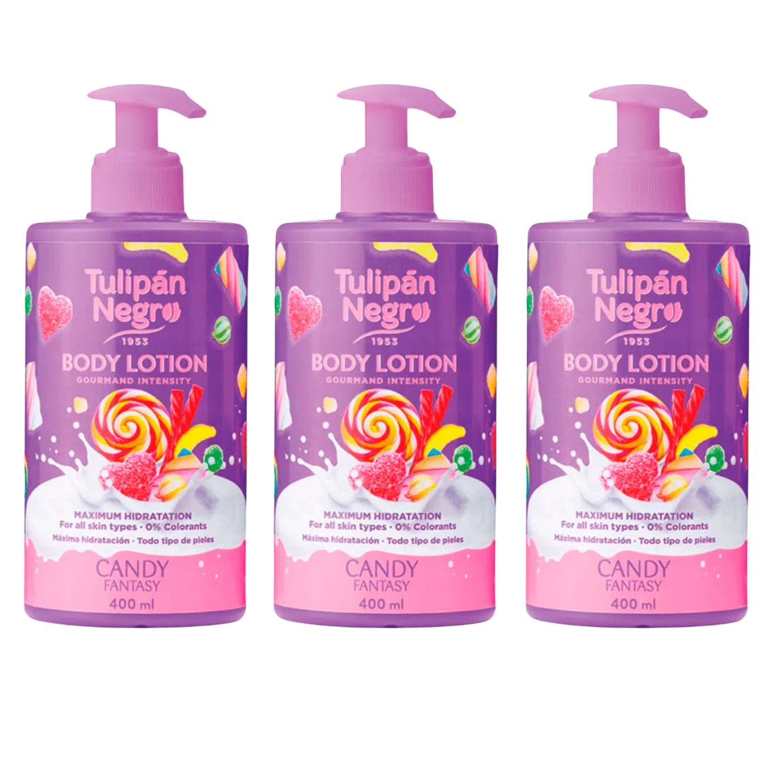 Image of Pack Of 3 Body Lotions Candy Scent