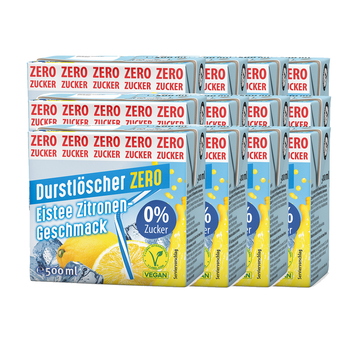Fire Extinguisher Iced Tea Lemon 0 Delight Sugar-free 500ml 12-pack