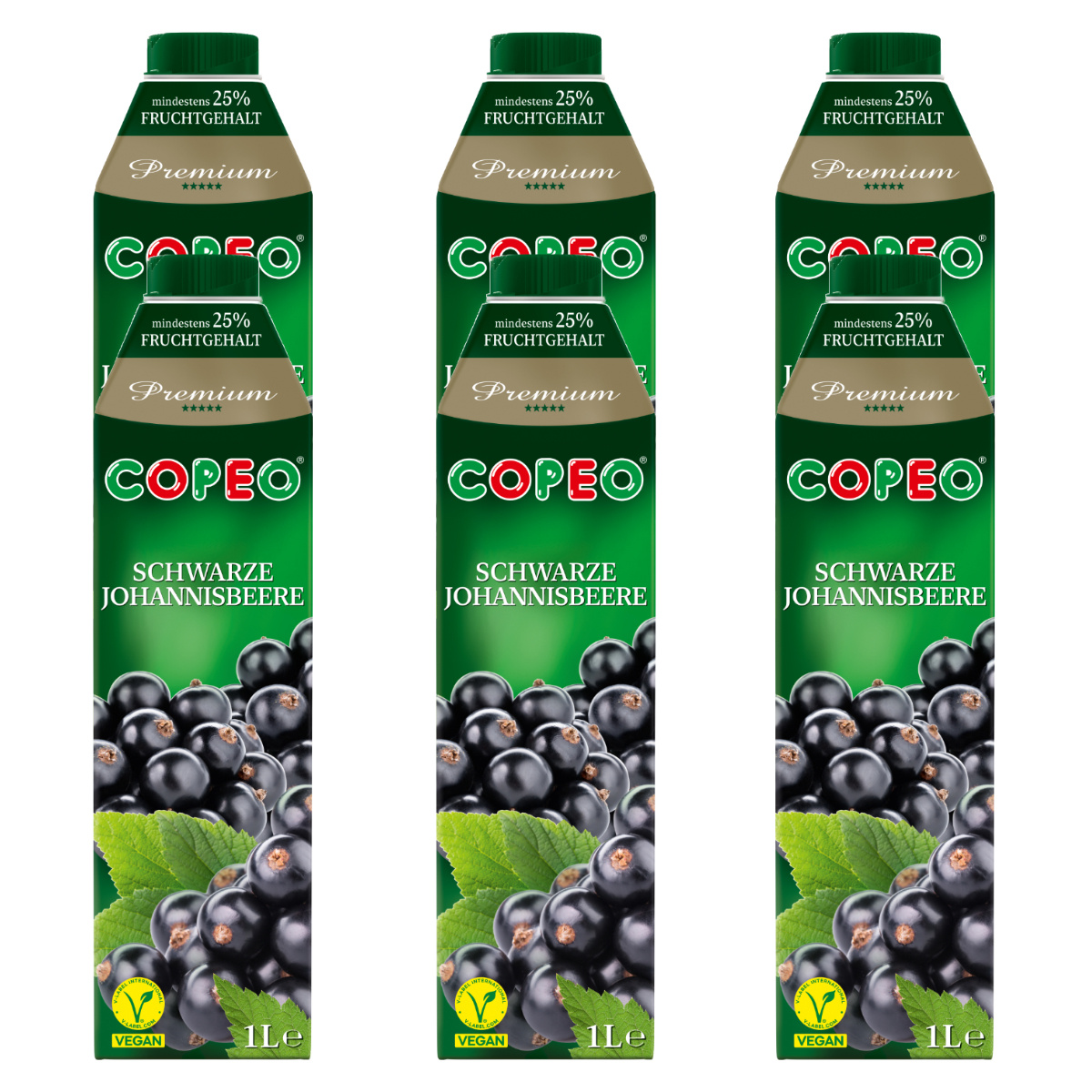 Copeo Black Currant From Direct Juice 1000ml 6-pack
