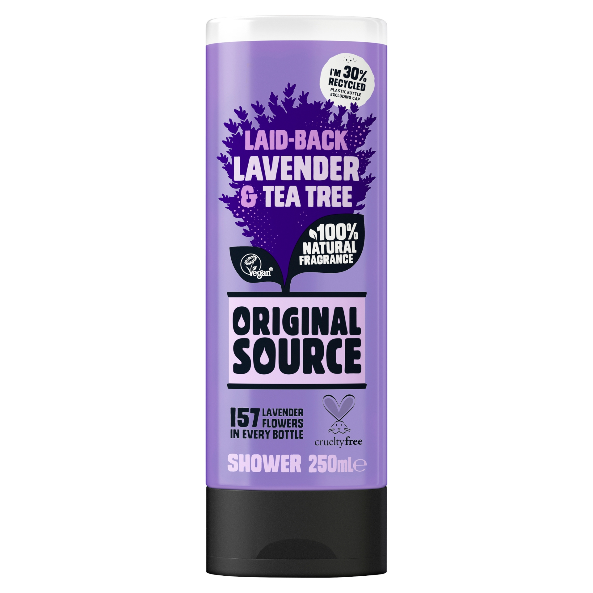 3x Original Source Lavender & Tea Tree Shower Gel, 250ml Each