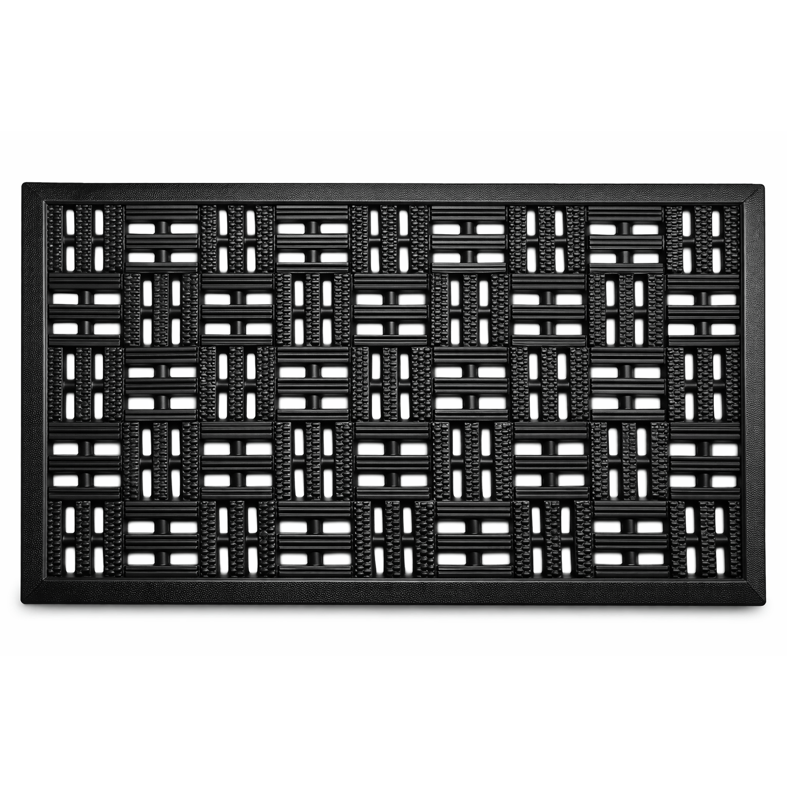 TEMU Rubber Door Mat Heavy Duty Non-slip Door Mats Outdoor Anti Fatigue Dirt Scrapper Floor Mat For Entrance, , Patio And Lawn Outdoor Mat Brick 45 X