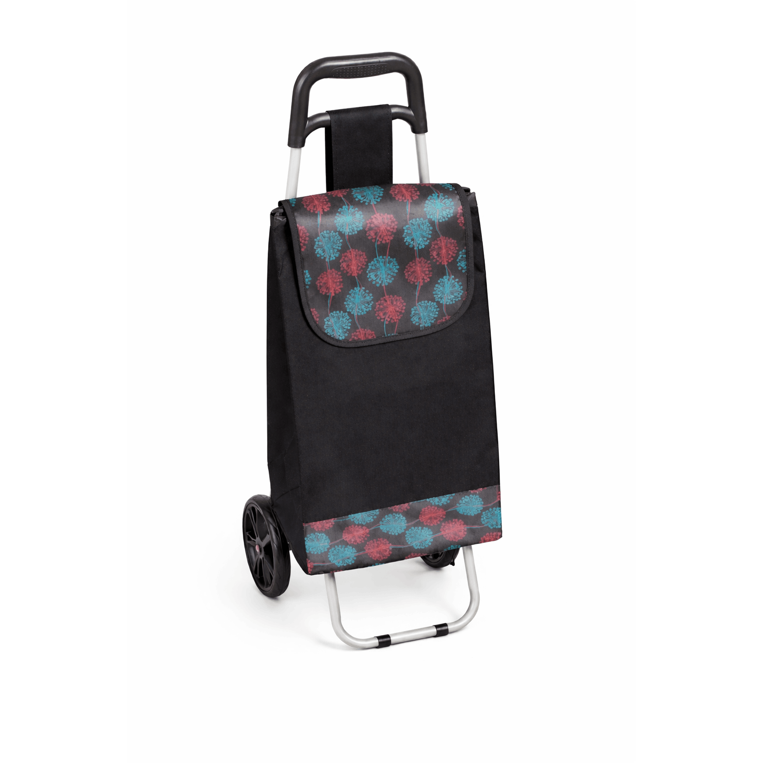 TEMU Folding Shopping Trolley Cart Lightweight Portable Utility Cart With Stair Climbing Triangle Crystal Wheels For Groceries, Laundry, Travel And