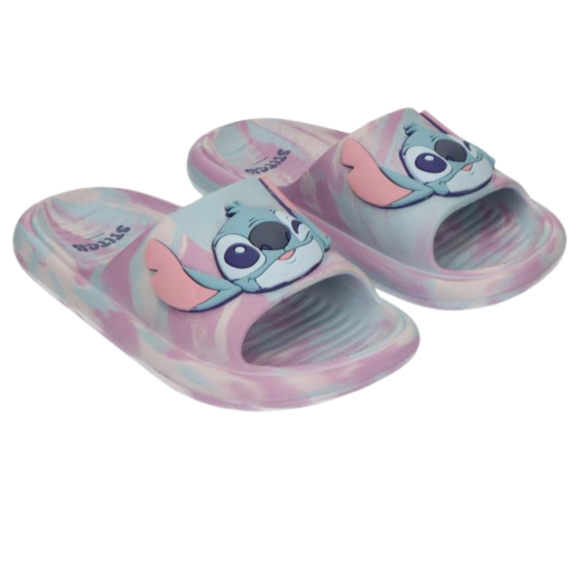 And Stitch Bath Shoes For Girls, Bath Sandals, Light Blue, Toe Separator, Bath Slippers, Super Soft And Light