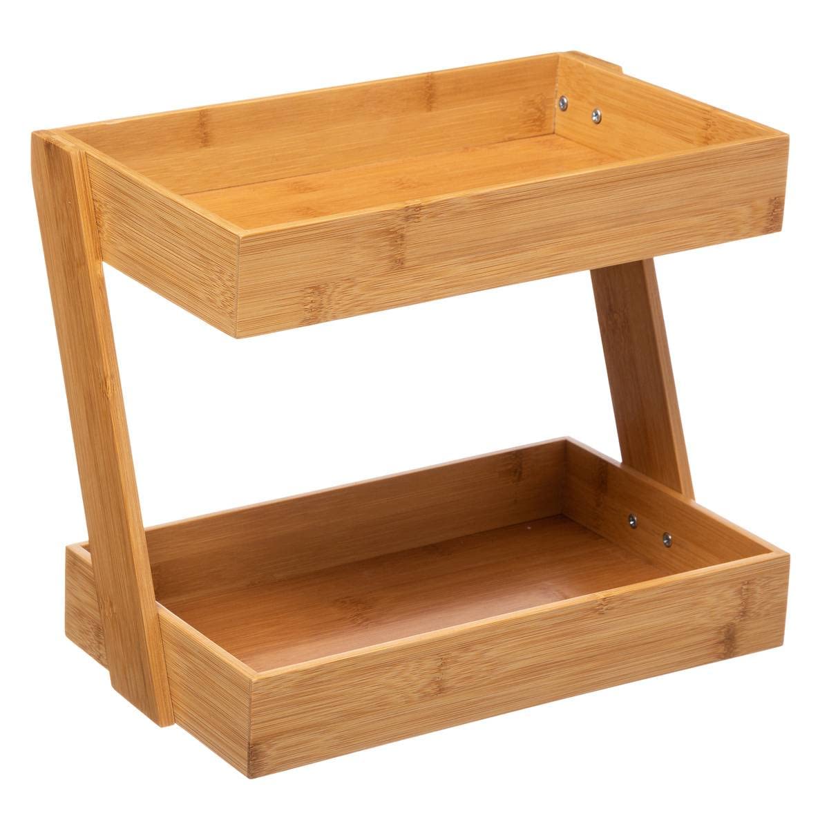 Image of Large 2-tray Bamboo Organizer
