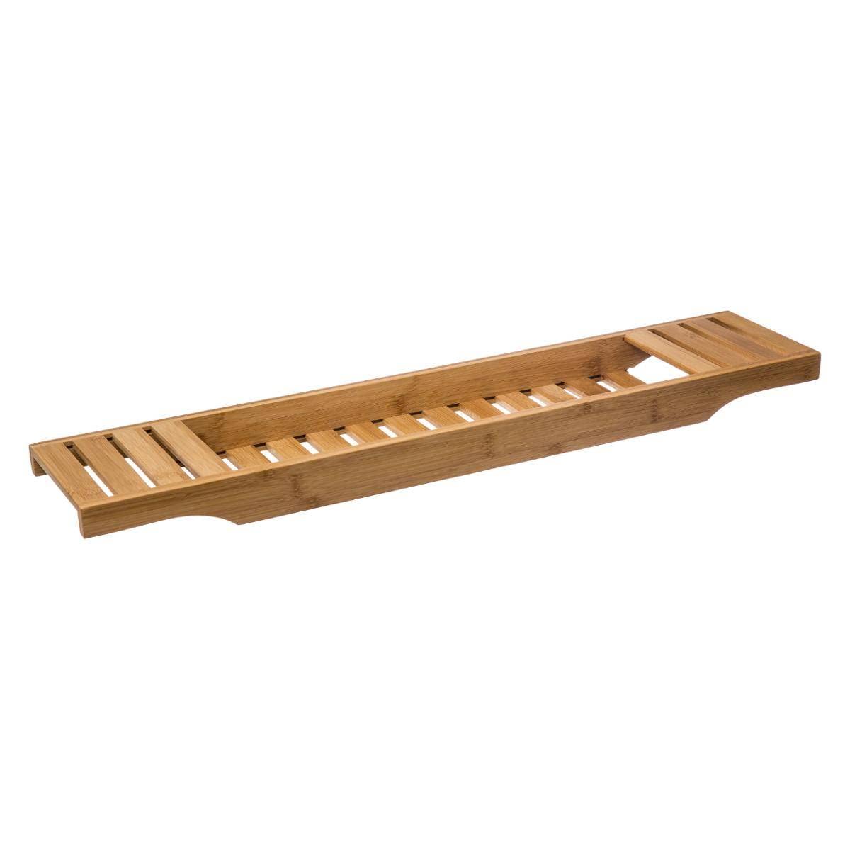 Temu Beige Plateau Baignoire 70X15cm Bambou