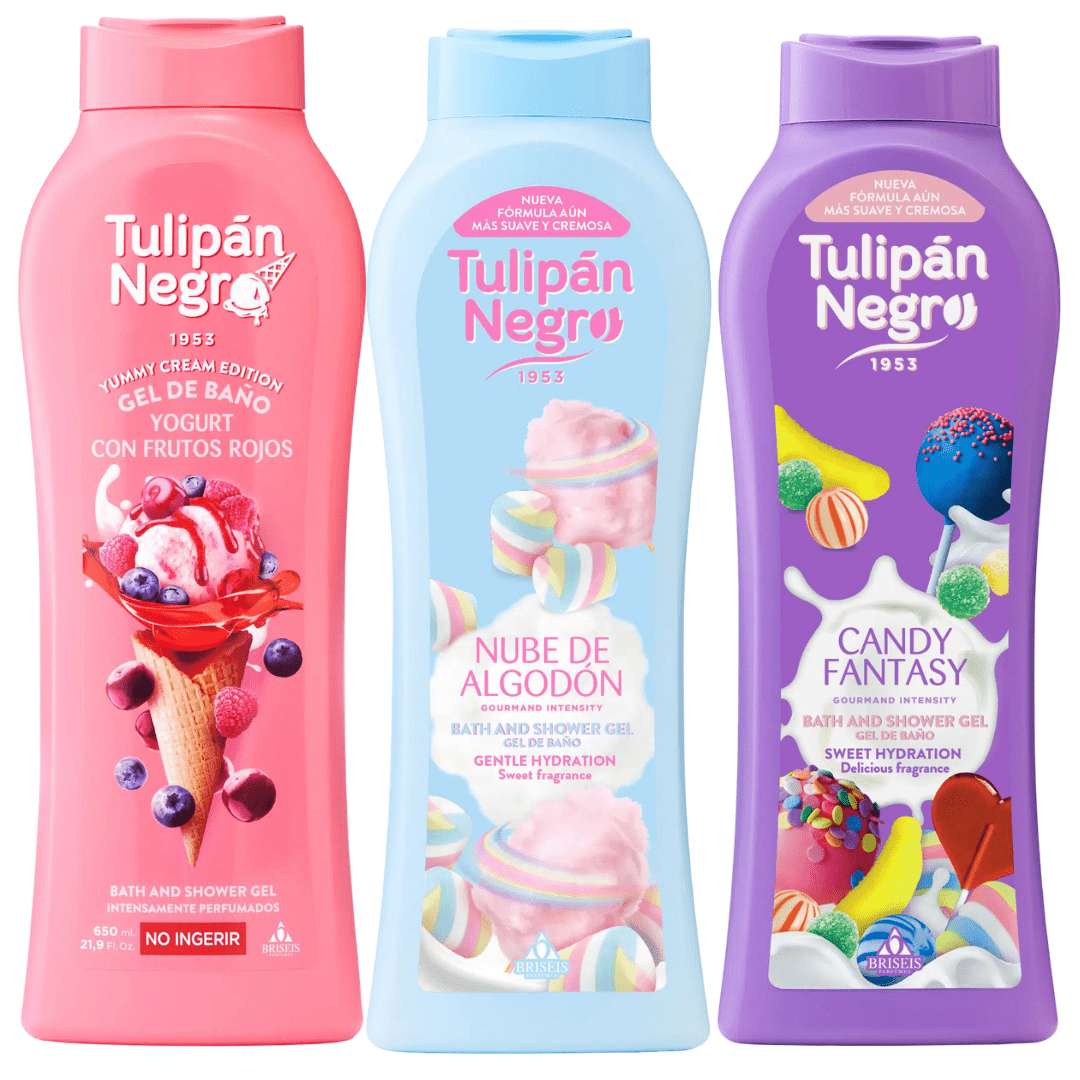 Image of Pack Of 3 Shower Gels, 650 Ml | Scents. Hydration, , And Fragrances For Care. – The Best Products