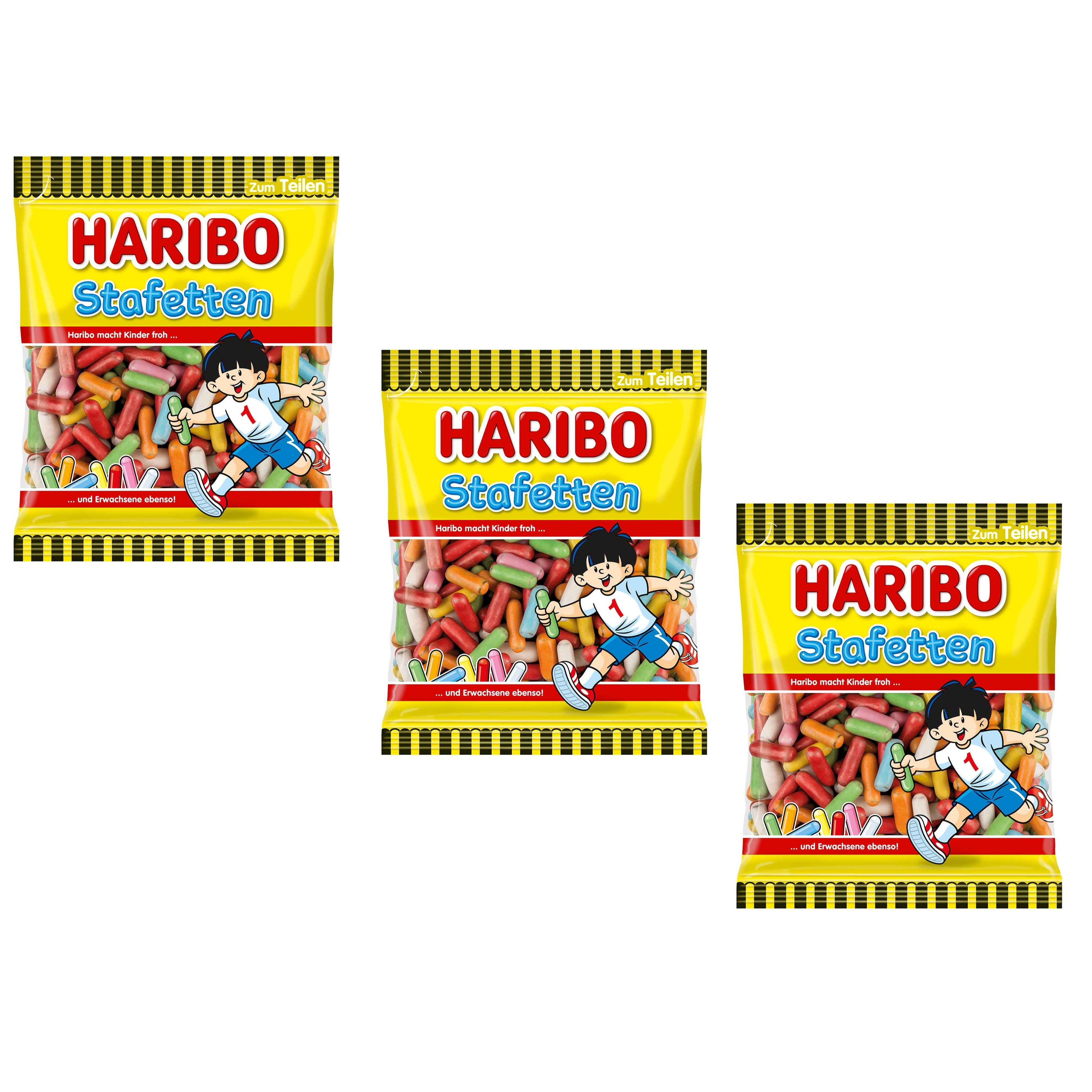 Image of Haribo Relay 3 X 160g