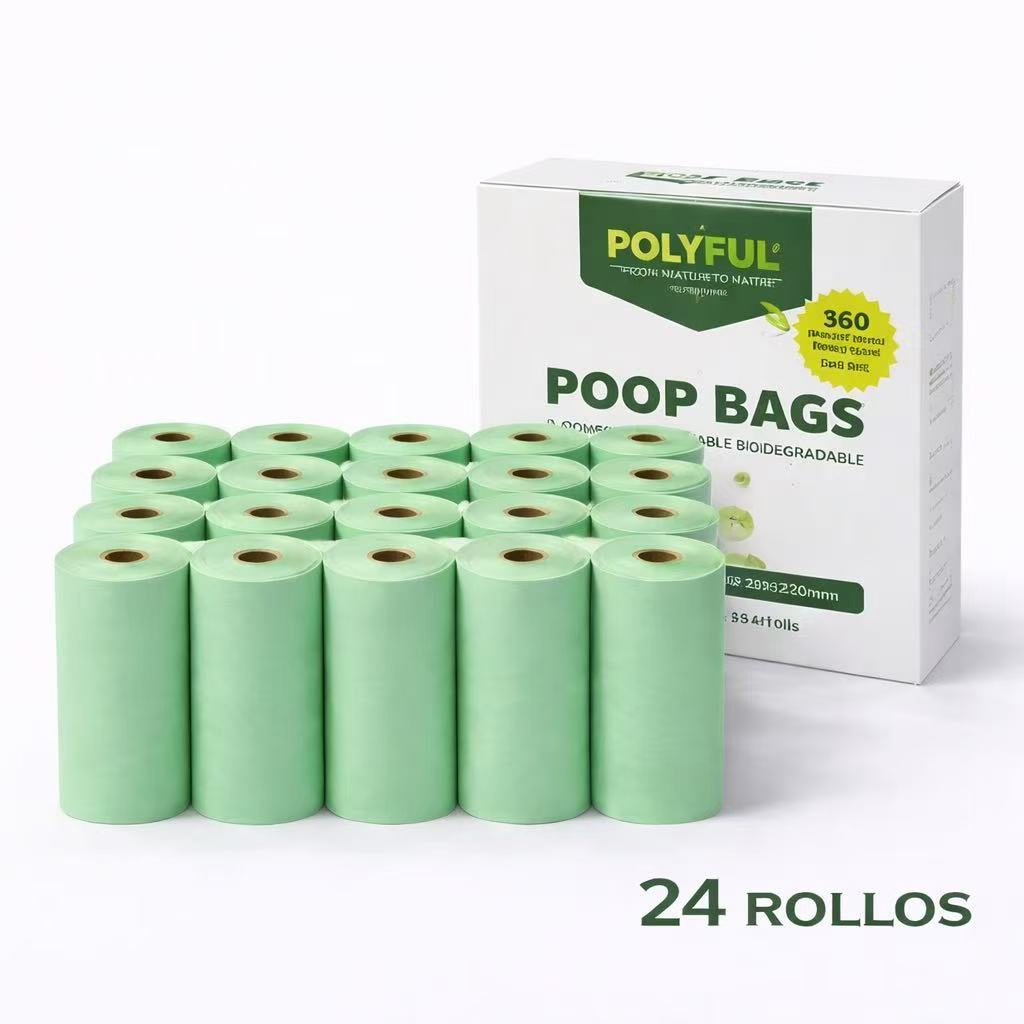 TEMU VORTEX Bolsa para recoger excremento de perro 24rollos-TOTAL 360 rollos