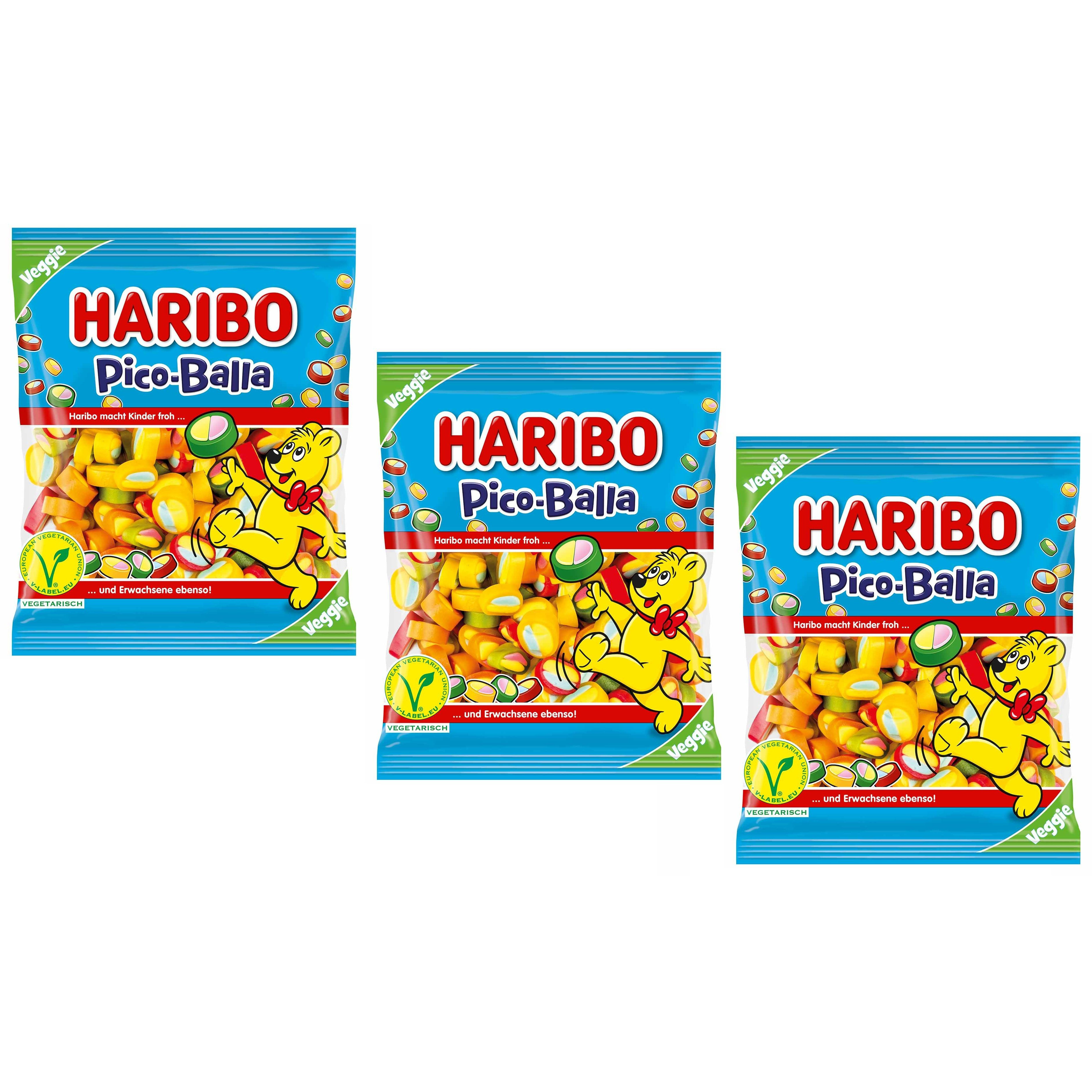 Haribo Pico-balla Vegetarian 3 X 160g