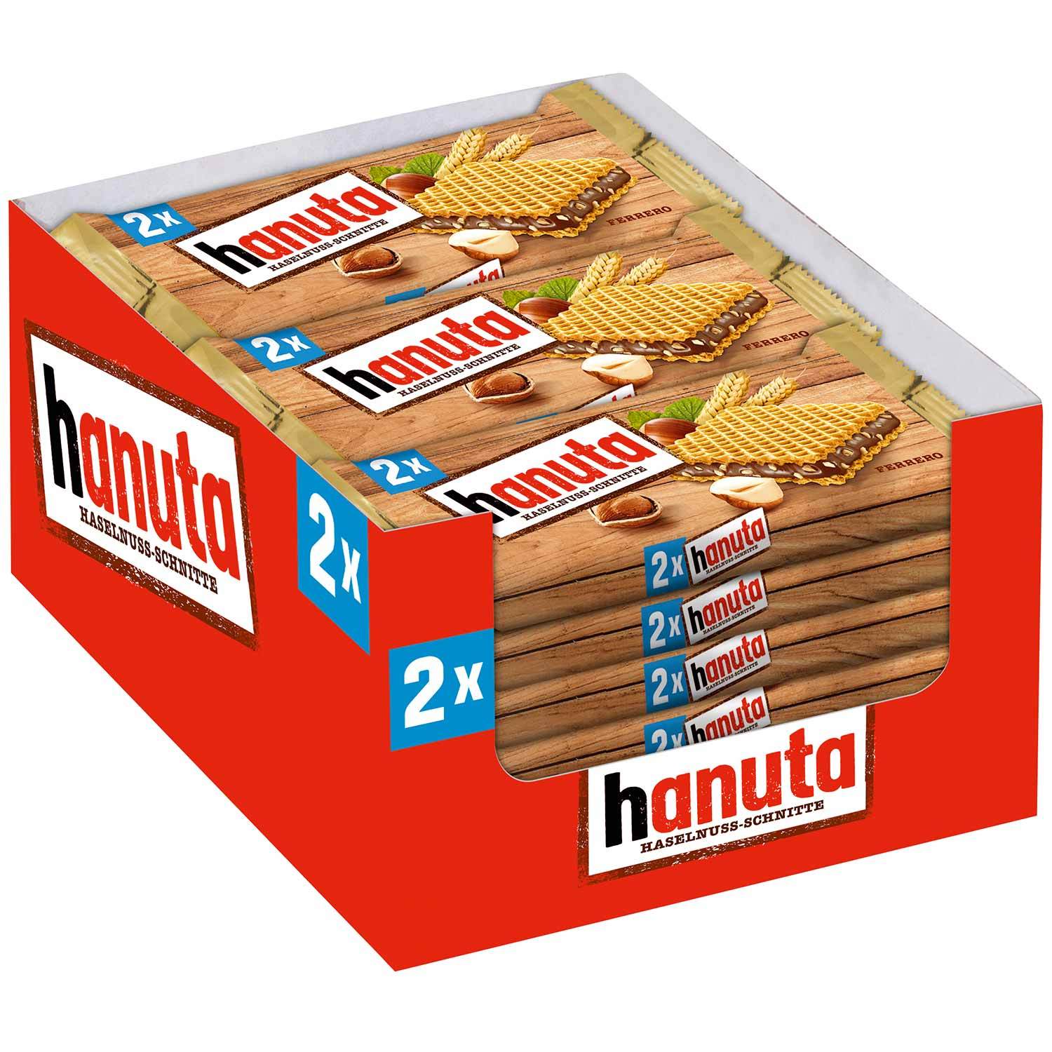 Image of Hanuta Hazelnut Slices With Crispy Wafer Carton 18 X 44g