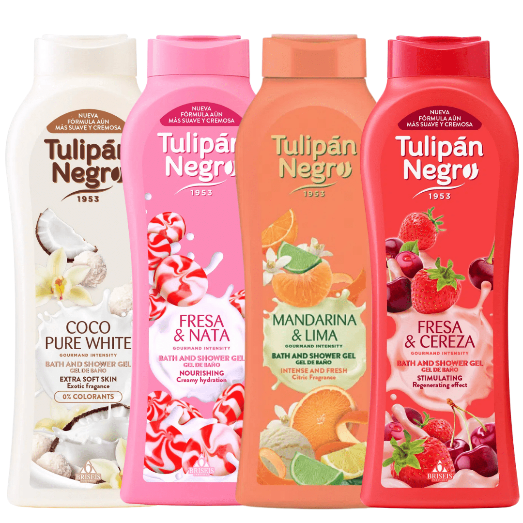 Image of Pack Of 4 Shower Gels, 650 Ml | Scents. Hydration, , And Fragrances For Care. – The Best Products
