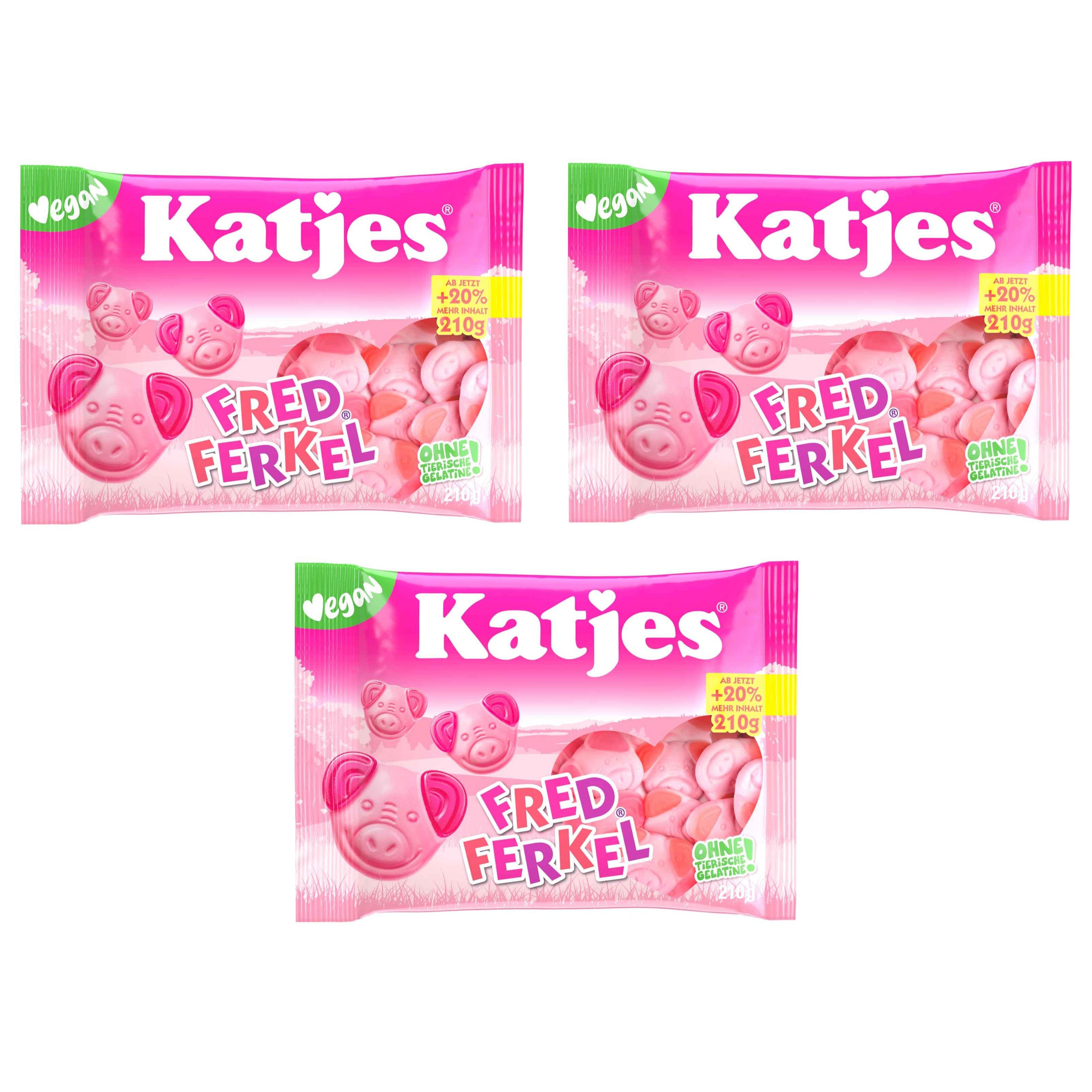 Katjes Fred Ferkel 3 X 210g