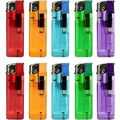 10 refillable lighters with adjustable flame bulk pack of gas lighters with electronic multi purpose lighters for home kitchen candles bbq camping outdoor use