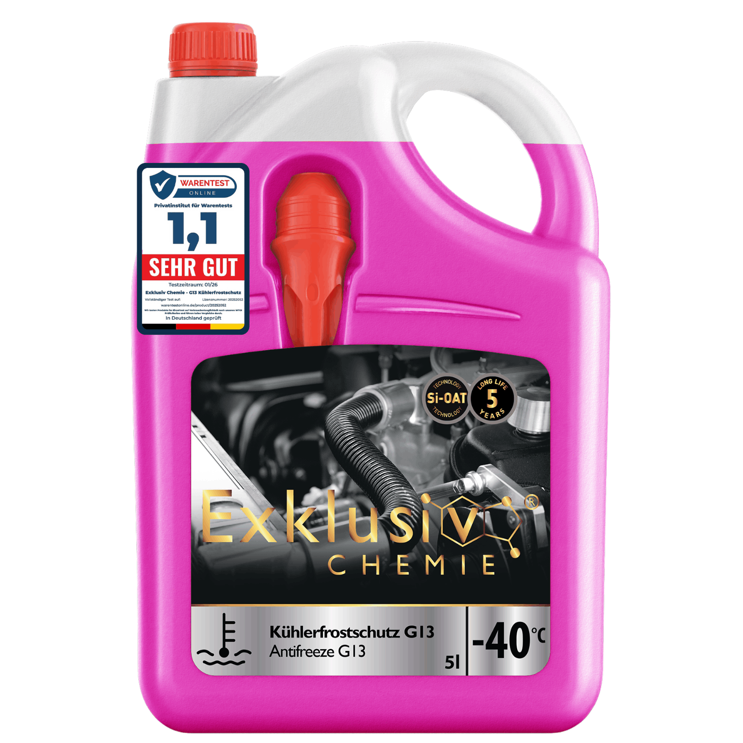 Image of G13 Up To -40° - 5 - 5 Years | Coolant For Cars | G13 Car Coolant | | Long-lasting Protection