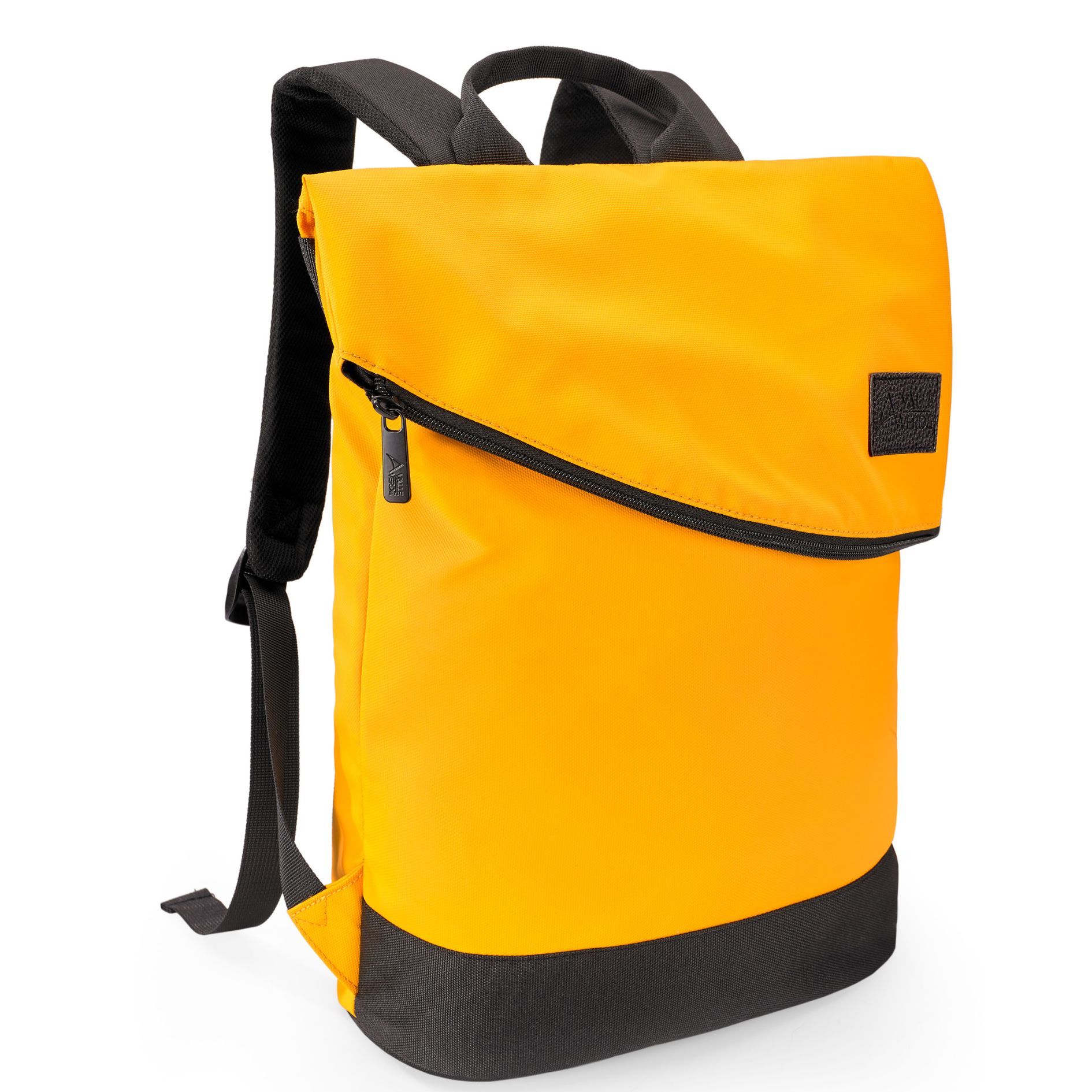 Verde 16l Yellow Daypack With 15.6" Laptop Compartment For Men And Women, 41x33x12 Cm, Urban Style, Water-resistant Outer Fabric, Padded School Backpack, Travel Backpack, Unisex