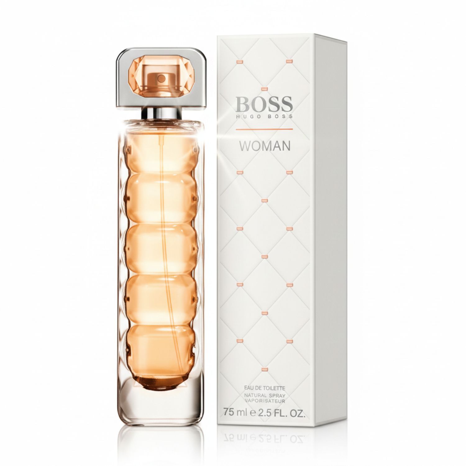 Boss Orange Woman Eau De Toilette 75 Ml - Fruity-floral Scent With Warm Sandalwood-vanilla Base, And Special Occasions.