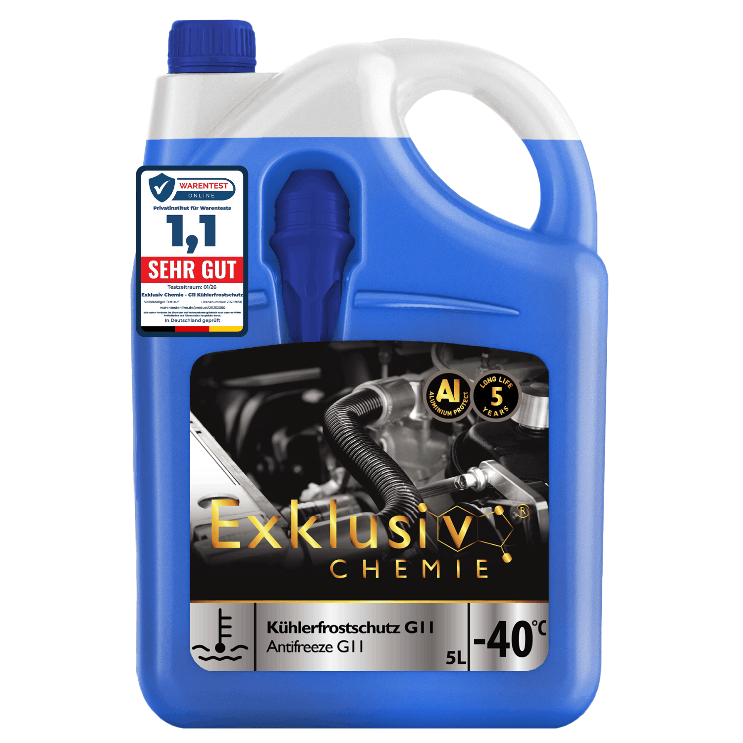 G11 Up To -40° - 5 - 5 Years | Coolant For Cars | G11 Blue Car Coolant | | . Filling Aid