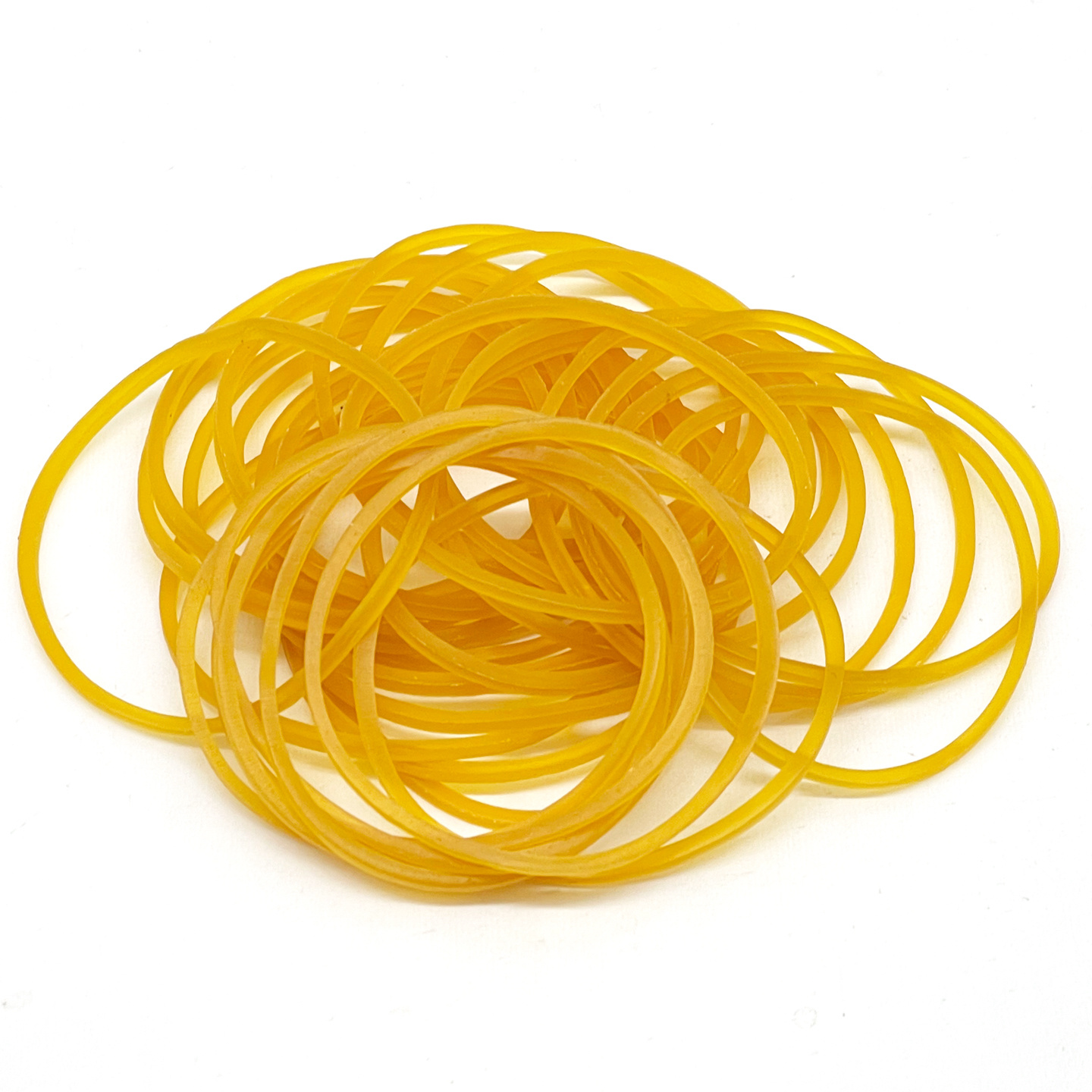 TEMU Elásticas Amarillas (4 Tamaños) | Elásticas Resistentes para Oficina y Hogar | Elásticas de 32/43/ mm | Elásticas Paquete de 45g