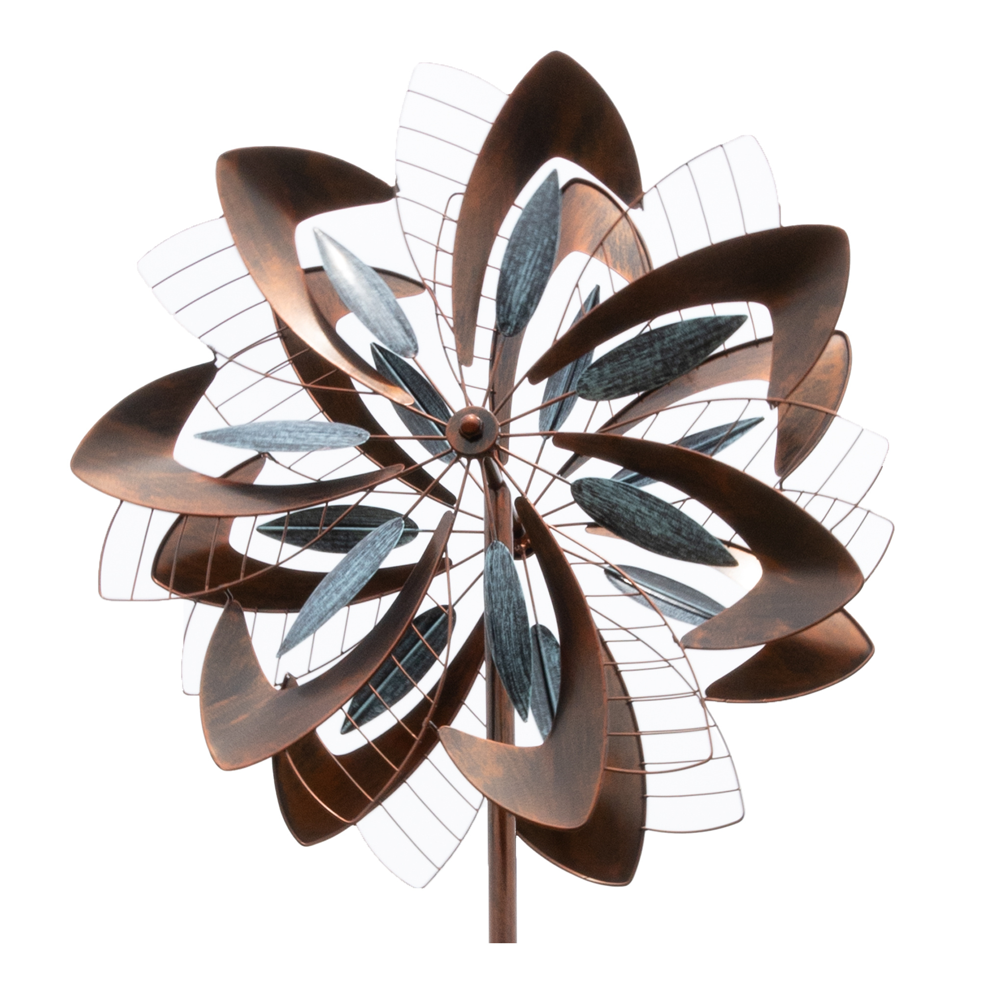 Image of Windmill Dandelion With 2 Counter-rotating Propellers, Garden Decoration, 213 Cm High