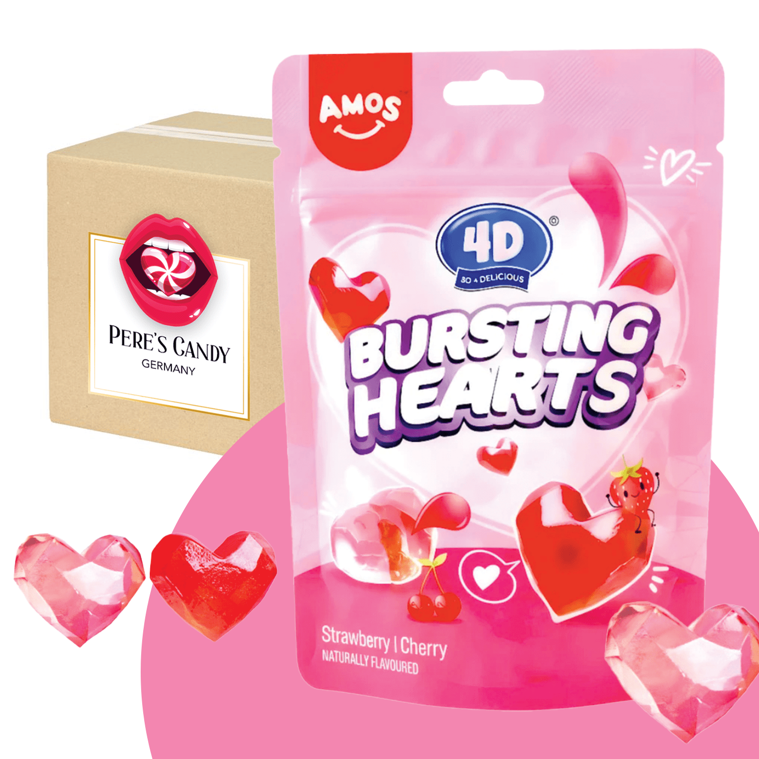 Amos 4d Bursting Hearts 65g