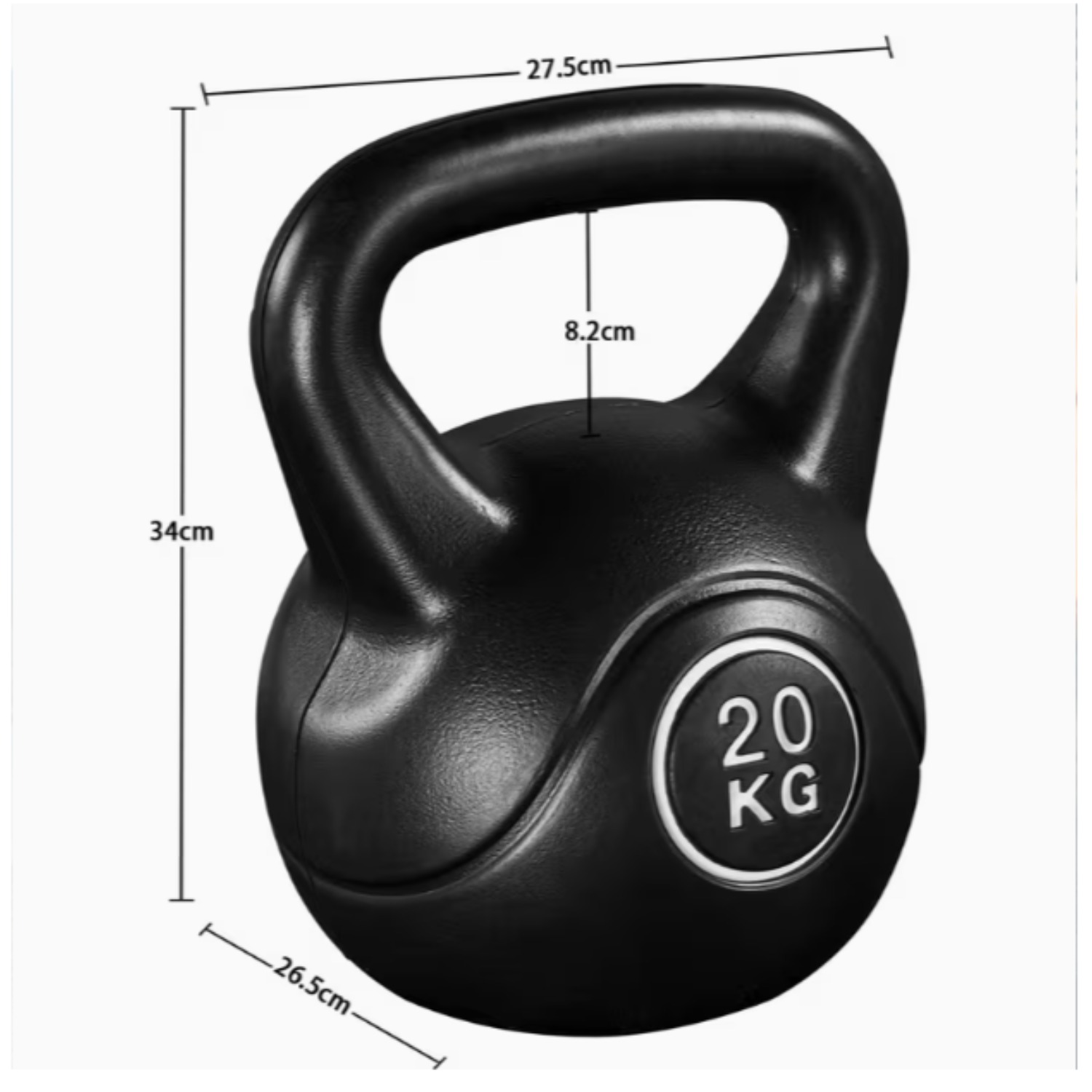Image of 6-20kg Kettlebell, Swing Bar, Ball Weight Kettlebell For Strength Training, Fitness, Gymnastics, Strength Training, Training For Home And Studio