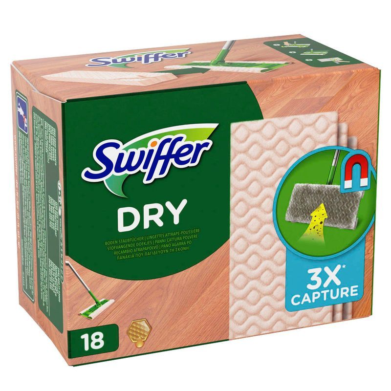 Swiffer Cloths 18 Dry Cloths With Beeswax
