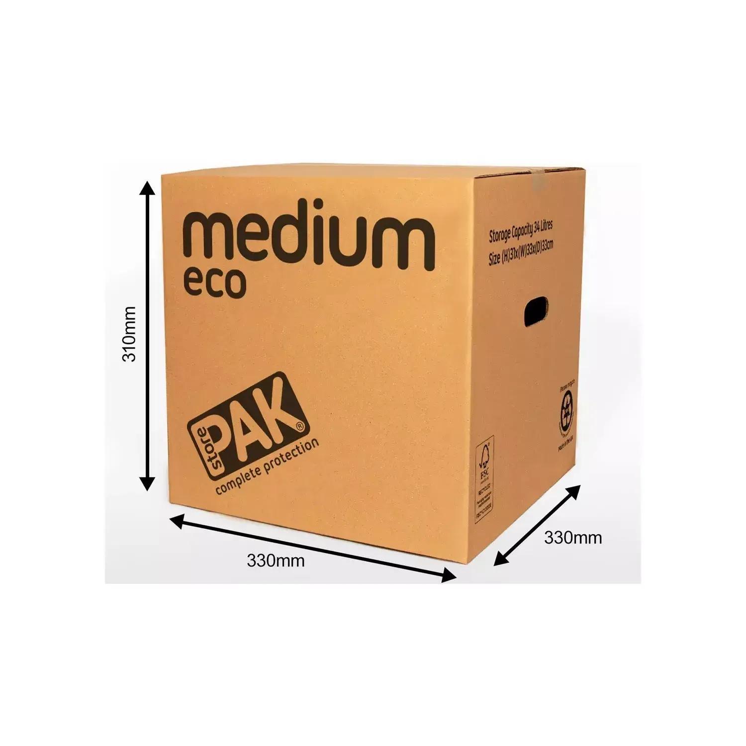 Medium Eco 33L Storage & Moving Box, Strong Reusable