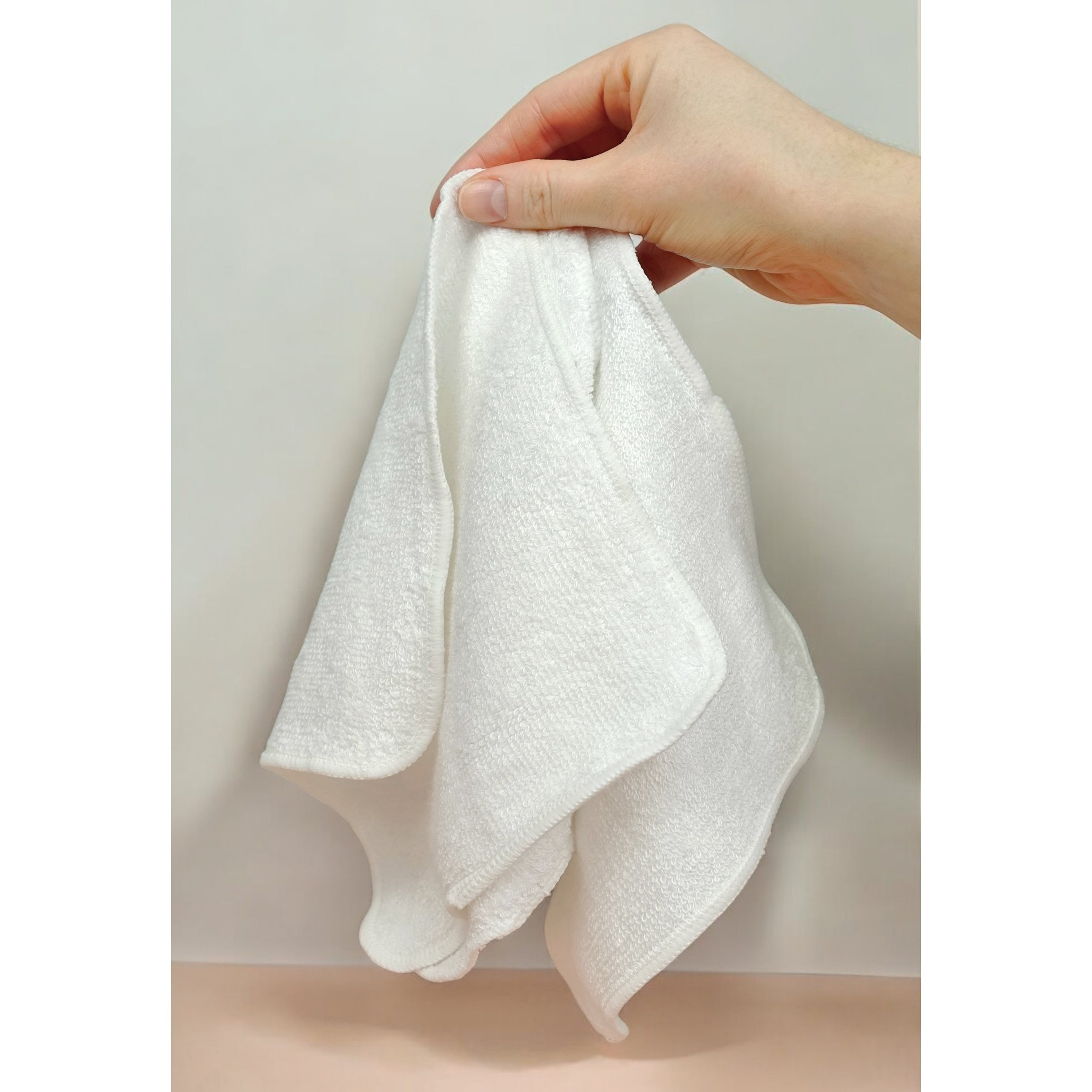 TEMU 12 Pack Baby Wipes 20x20cms Washable Wipes, Washcloths, Soft Bamboo-cotton Mix, Baby Wipes, Makeup Remover Wipes, Bath Flannels, Hand And Face