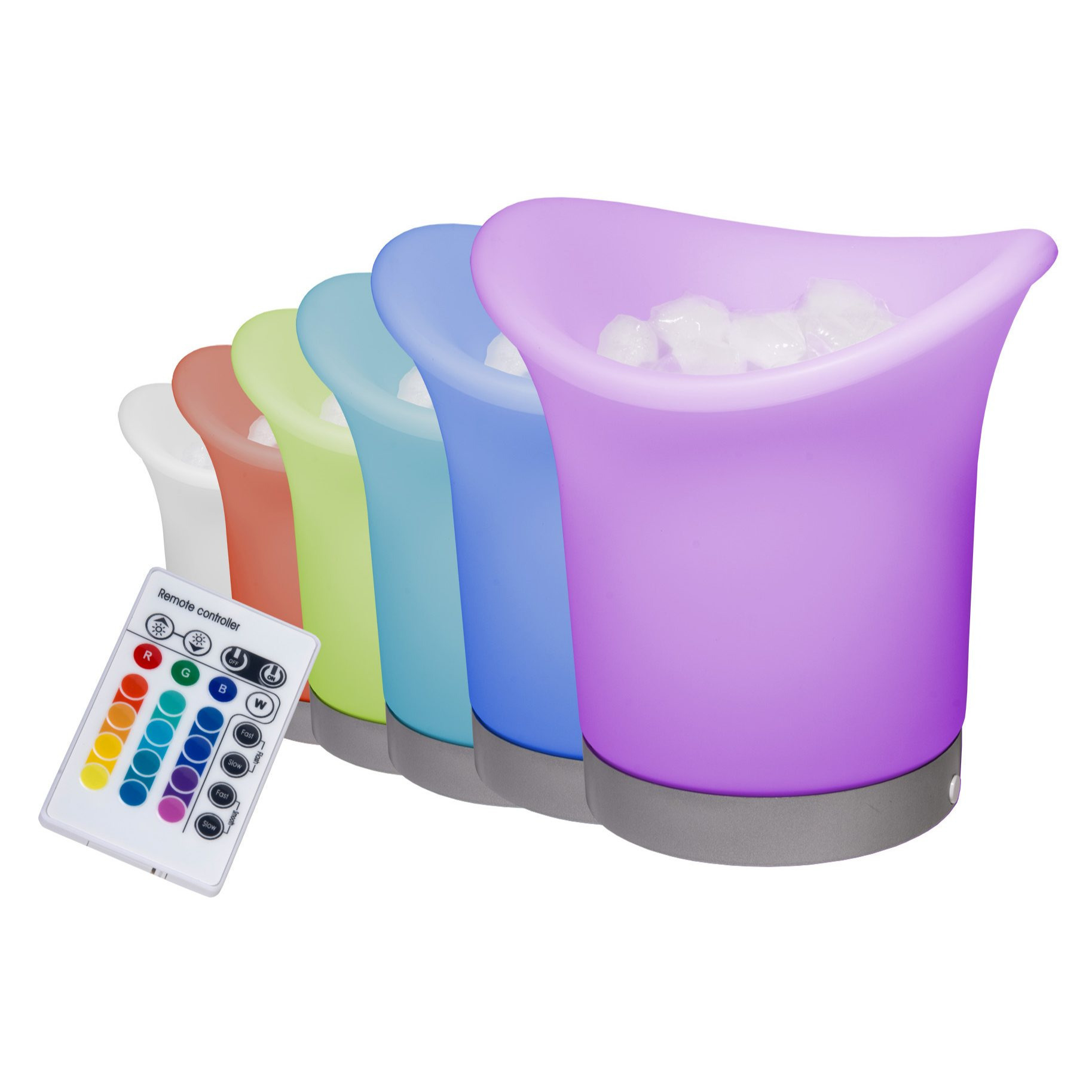 Bottle Coolers With Color-changing Function