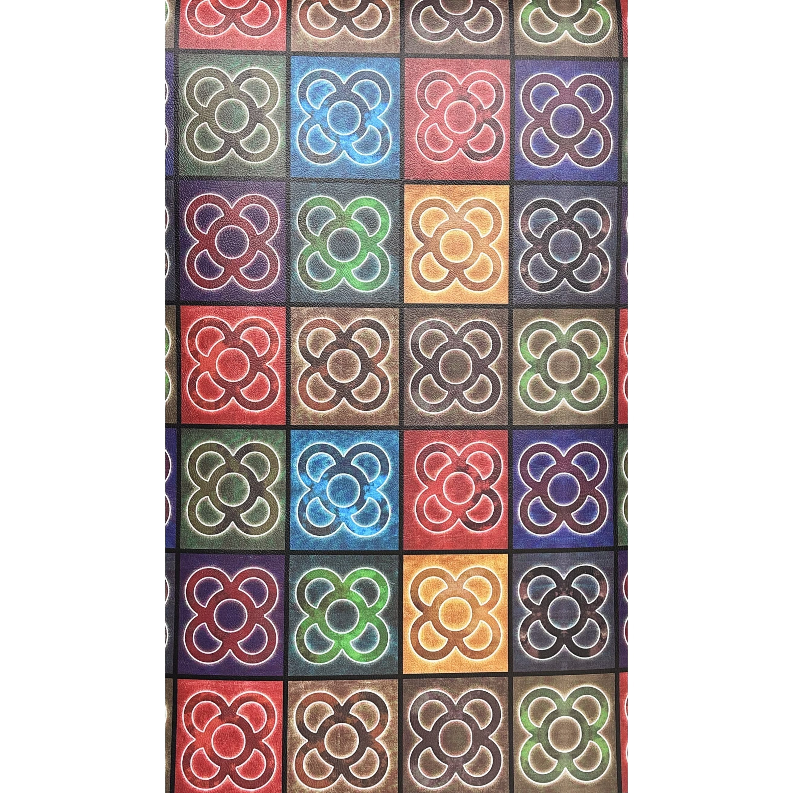 TEMU Alfombra vinílica antideslizante pasillera multiusos con base de goma, resistente y fácil de limpiar, ideal para cocina, pasillo, salón,