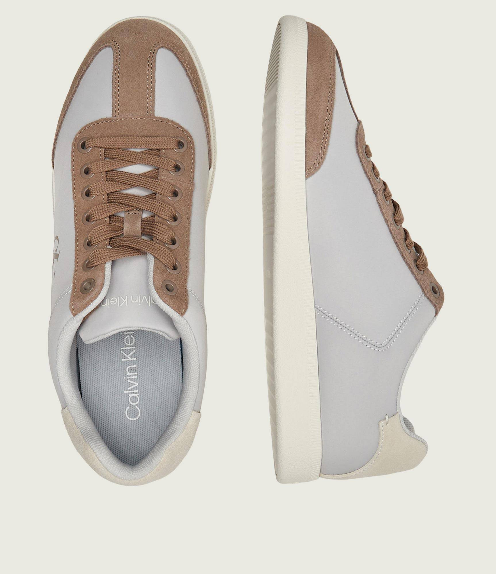 Calvin Klein Heren Witte Basket - Veters